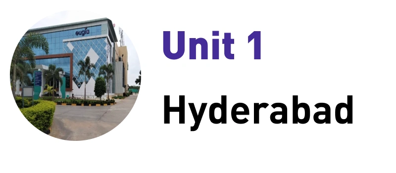 Unit 1 Hyderabad